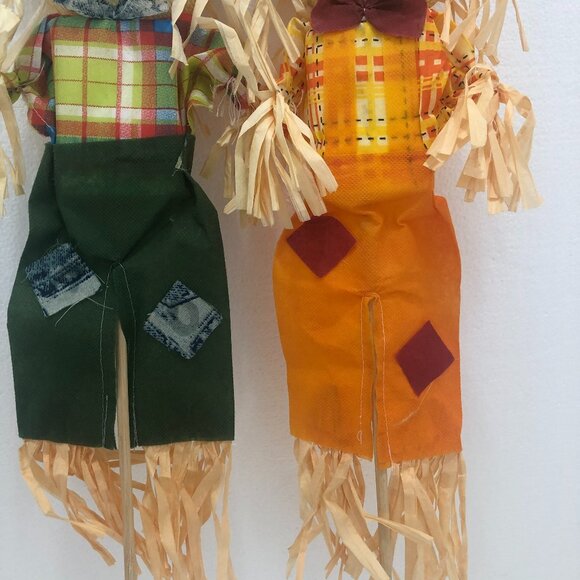 NWOT Harvest Fall Stick Fall Scare Crows Home Decorations - Picture 3 of 9